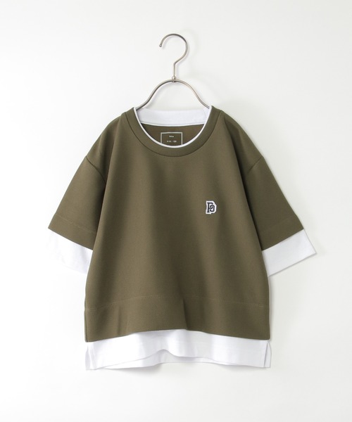 ikka（イッカ） tシャツ 「速乾／親子コーデ」ドライ鹿の子5分袖 