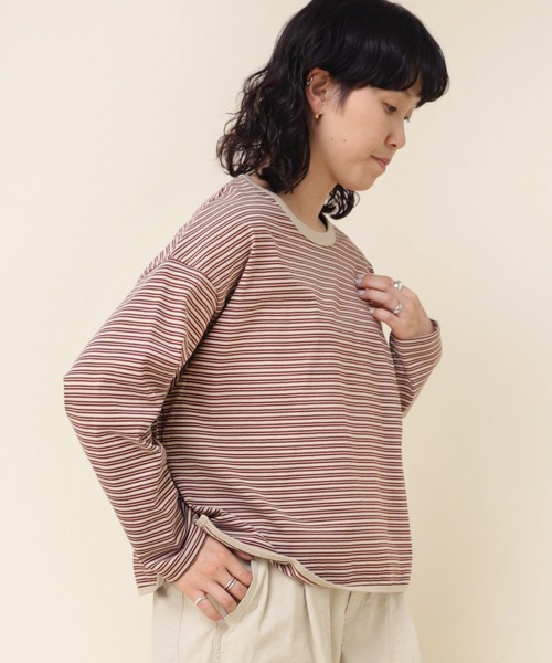 tシャツ M2285 16/-OEボーダーロンT レディース RNA-N tシャツ M2285 16/-OEボーダーロンT レディース