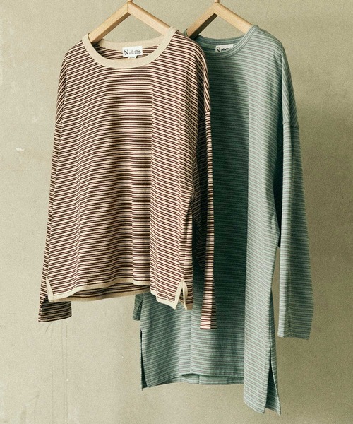 RNA-N tシャツ M2285 16/-OEボーダーロンT レディース