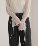 ブラウス シャツ 「Raffime」袖リボンシ...の詳細画像1