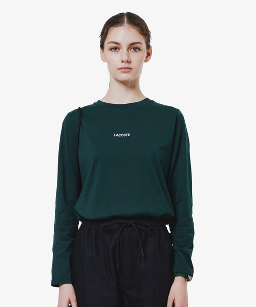 LACOSTE ラコステ 長袖ブラウス シャツ　ワンポイントロゴ刺繍　メンズ LACOSTE ラコステ Tシャツ 長袖 ワニロゴ 定番 ワンポイント