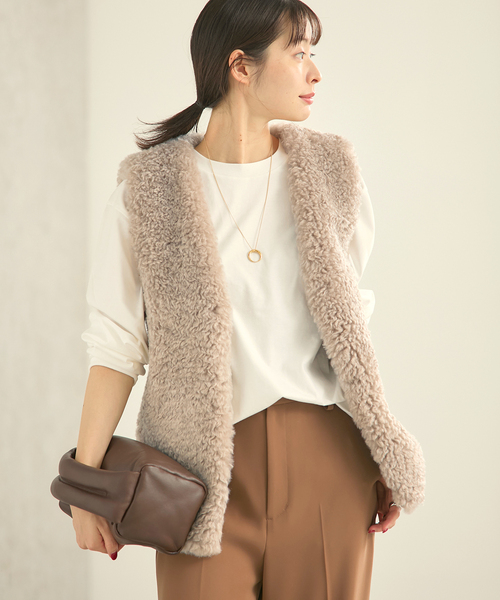 plage（プラージュ） ベスト ジレ FURLY ベスト レディース : ZOZOTOWN 