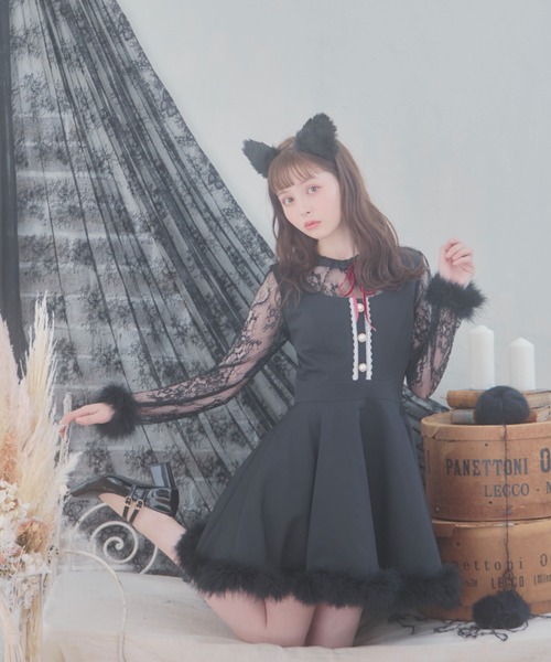 sugar nine コスプレ レースブラックキャット / 黒猫「コスプレ2点