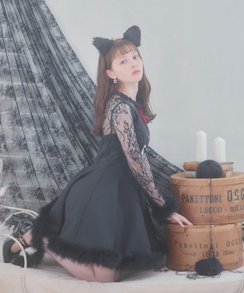 sugar nine コスプレ レースブラックキャット / 黒猫「コスプレ2点