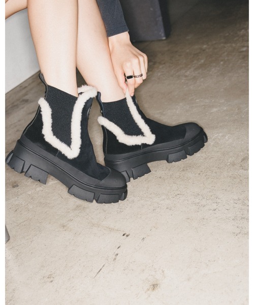 STEVE MADDEN（スティーブ・マデン） ブーツ スエードチェルシーブーツ