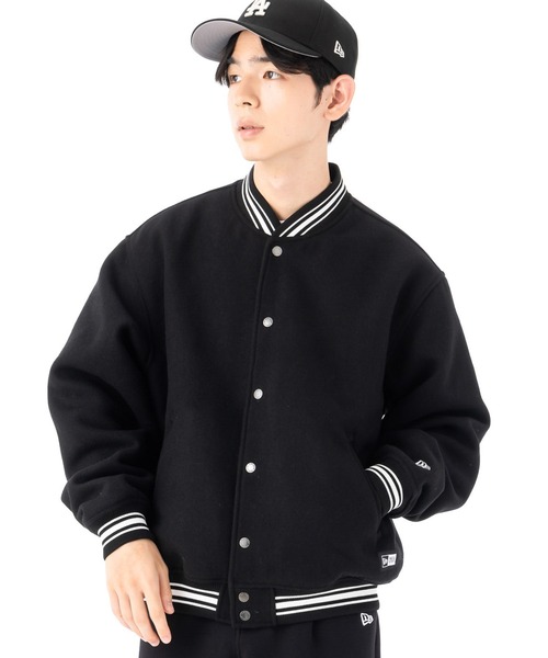 スタジャン ニューエラ メルトンバーシティージャケット スタジャン ONSPOTZ別注 メンズ レディースの画像