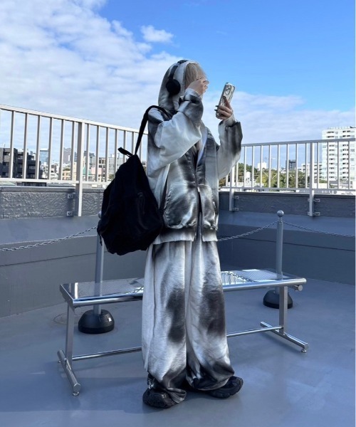 【nmtc+】washing zip up hoodie & pants nmtc+】washing zip up hoodie / 【エヌエムティーシープラス