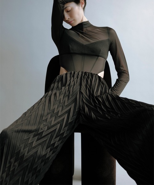 【美品】TELOPLAN テーロプラン Poldi Pleats Pants Poldi Pleats Pants / Black – TELOPLAN