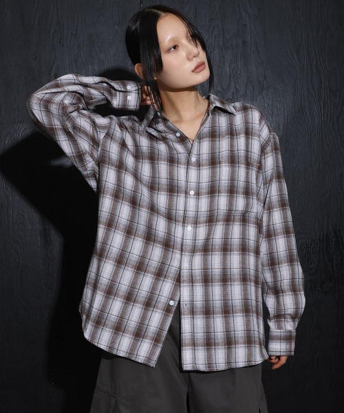 トップス N FOLLOWIN（フォロウィン） ブラウス シャツ 「UNISEX」「一枚でもor