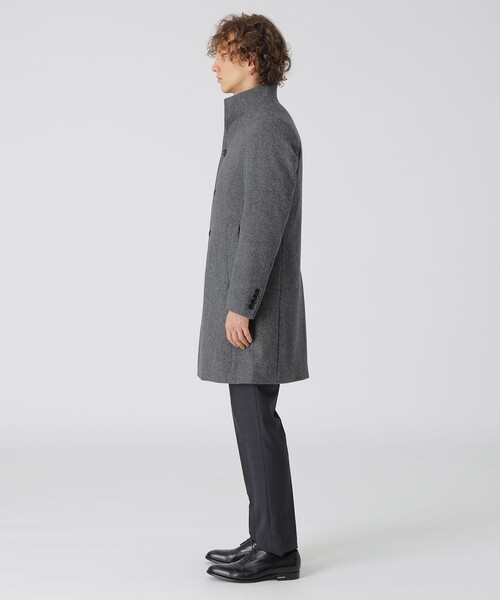 BLACK LABEL グレー　ピーコート ブラックレーベルクレストブリッジ BLACK LABEL CRESTBRIDGE