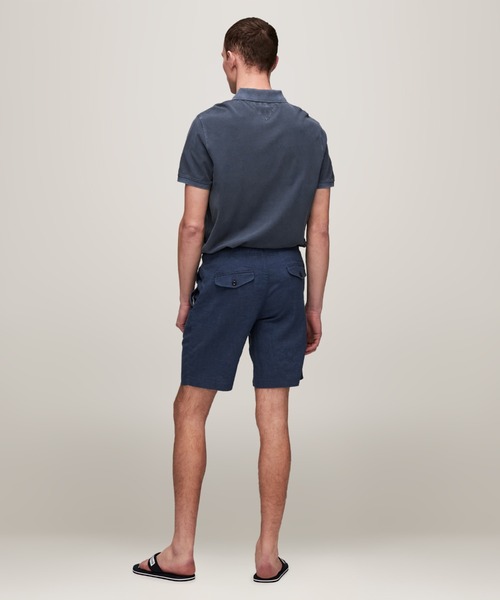 TOMMY HILFIGER パンツ ハーレムドローストリングリネンショート
