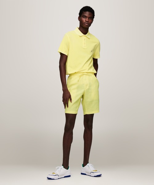 【関税込み】GUIZIO ブルー ドローストリング ショートパンツ MM6 Maison Margielaのブルー ドローストリング デニムショート