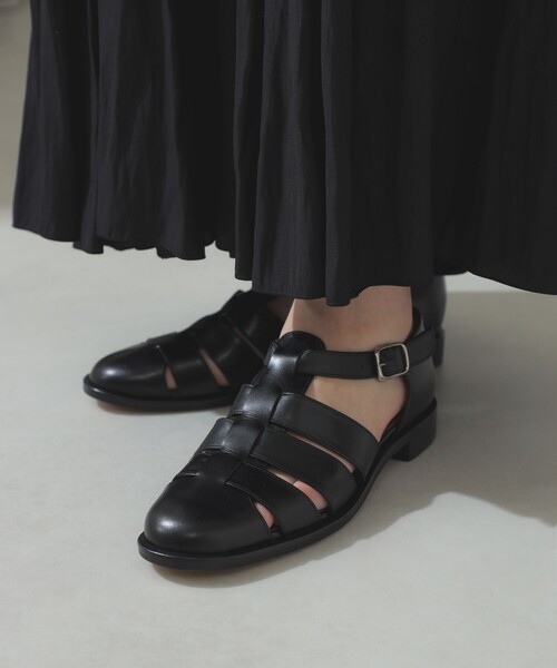 Demi-Luxe BEAMS サンダル レザー グルカサンダル レディース