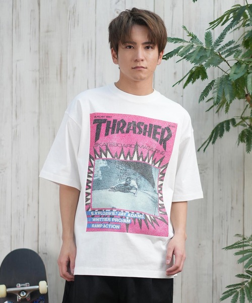 THRASHER（スラッシャー） tシャツ 「ムラサキスポーツ限定」THRASHER