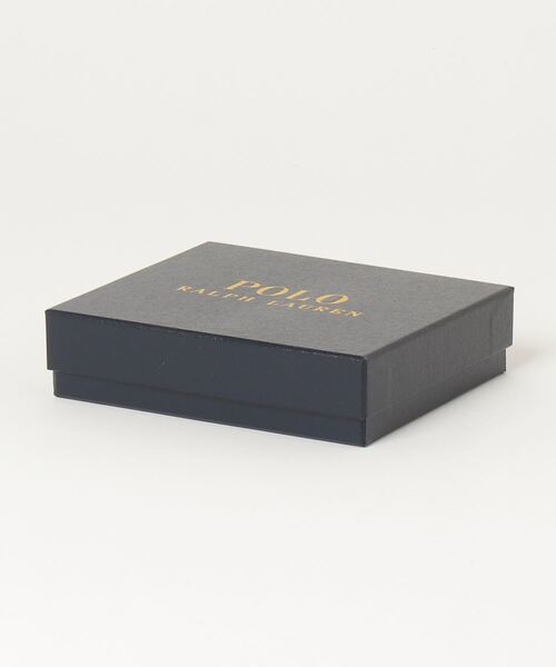 Lauren Ralph Lauren コインケース POLO RALPH LAUREN 財布 エンボスド レザー ビルフォールド
