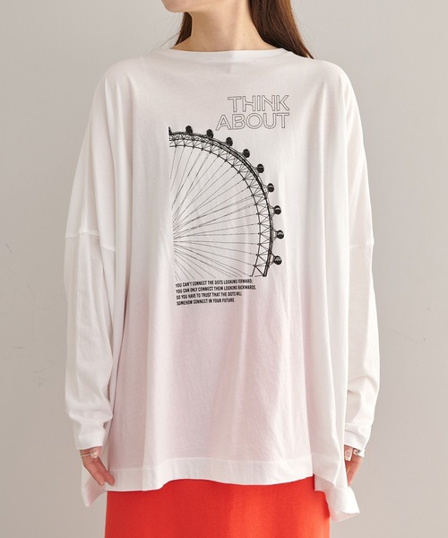 公式完売品⭐︎pual ce cin フォトプリントビッグシルエットカットソー フォトプリントビッグシルエットカットソー（Tシャツ/カットソー