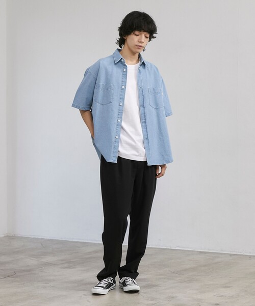 デニムルーズシャツ coen（コーエン） シャツ 「C.DENIMS」デニムルーズシャツ メンズ
