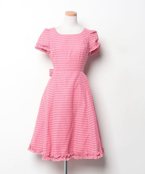 M'S GRACY 半袖ワンピース M'S GRACY 「M'S GRACY」 半袖ワンピース 38 ピンク レディース