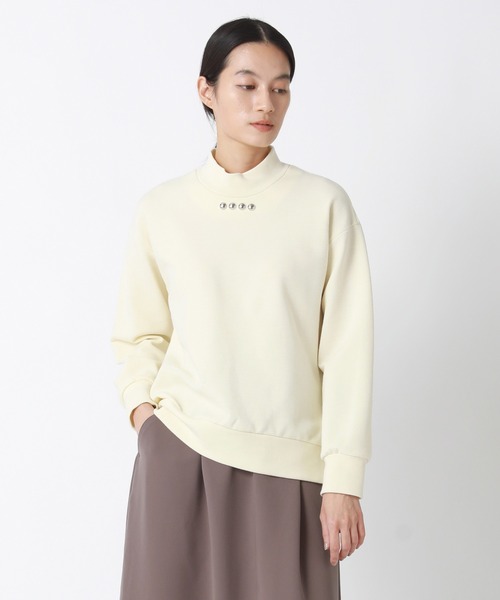 「ZUCCa」 長袖カットソー M size ベージュ レディース_画像8