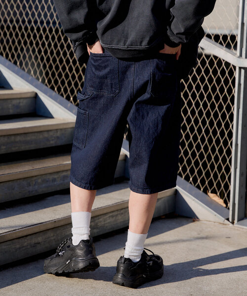 WHIMSIC/新色追加/2サイズ展開】ダブルニーペインター ショーツ UNISEX/新色追加/2サイズ展開】ダブルニーペインターショーツ
