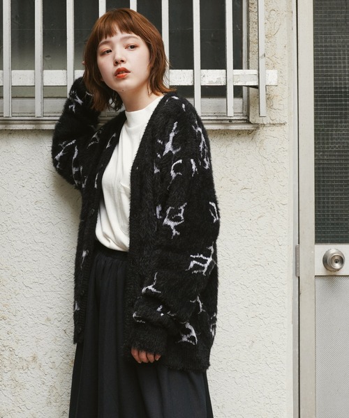 HUF（ハフ） ニットカーディガン - ブラック メンズ : ZOZOTOWN Yahoo