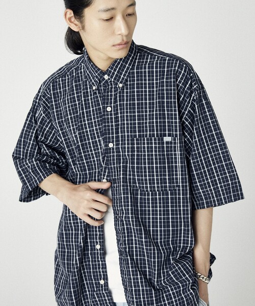 シャツ NAUTICA/ノーティカ Washed Broad Tattersall S/S Shirts/ウォッシュド ブロード タッタソール ショー | NAUTICA