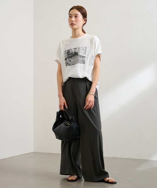 新品　FRAMeWORK MikeOMeally PHOTO Tシャツ セール】MikeOMeally PHOTO Tシャツ（Tシャツ/カットソー