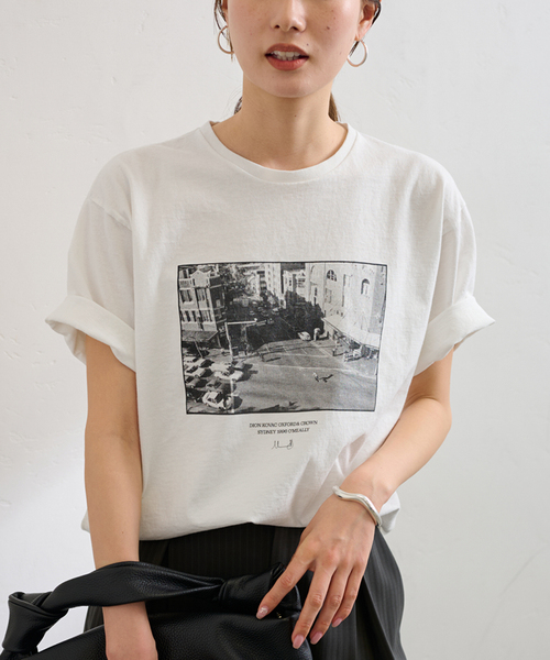 ちい様向け確認用【F】BEAUTY&YOUTH レディース Tシャツ FRAMeWORK tシャツ MikeOMeally PHOTO Tシャツ レディース