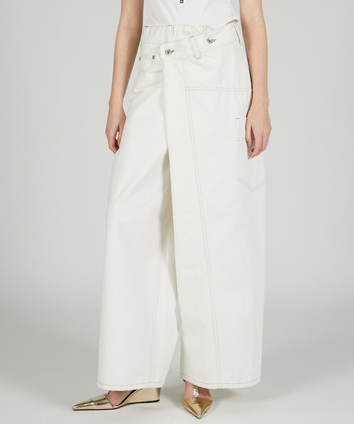 Truly Scrumptious様用　デニム＆よしタンク白＆シャンプレー LISA」セミワイド【自宅で試着、返品送料無料】(25 ワンウォッシュ