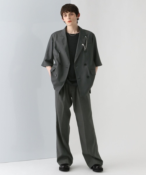 HARE ジャケット テーラードジャケット 「SET UP対応」メランジ