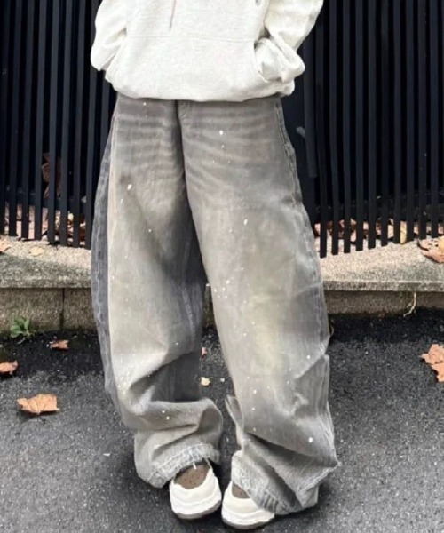 に*ご様 THE TOE レディース デニム パンツ グレー Mサイズ Lexington Double Belt Denim Pants – THE TOÉ