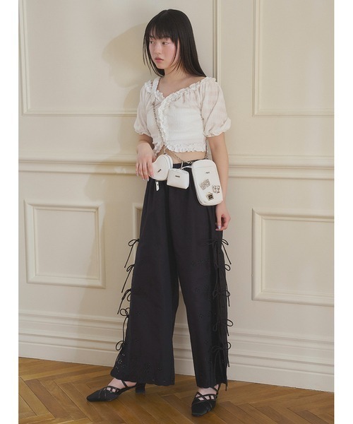FURFUR ブラウス シャツ フリルカットブラウス レディース
