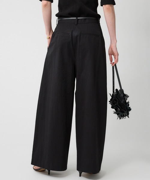 BABYLONE（バビロン） パンツ ダンプタックワイドパンツ レディース