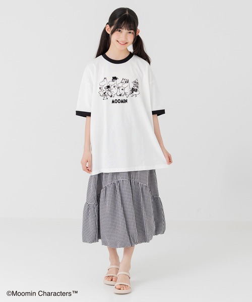 新品ムーミン 23区 コラボ半袖 総柄プリント シャツキュロットパンツ MOOMIN（ムーミン） tシャツ 「ムーミン」半袖Tシャツ メンズ