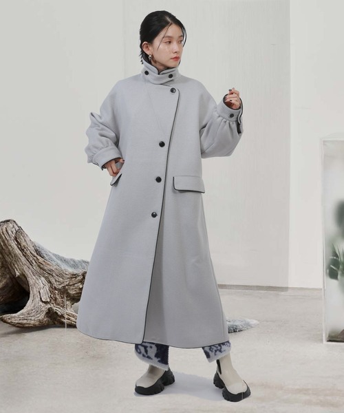 HARE（ハレ） チェスターコート FREE グレー レディース : ZOZOTOWN