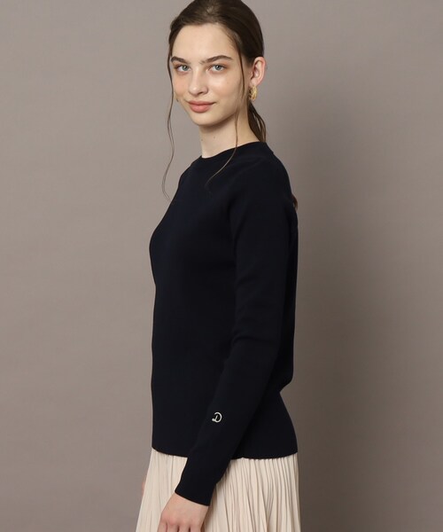 「DRESSTERIOR」 長袖ニット 38 ネイビー レディース