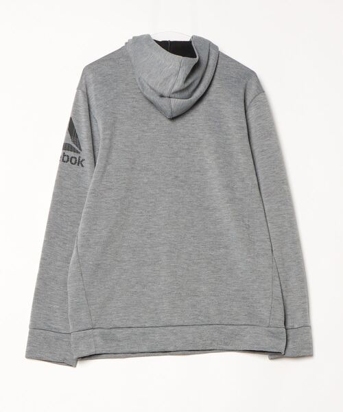 「Reebok」 プルオーバーパーカー 0 グレー レディース