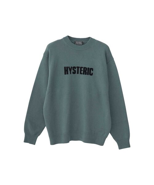 「HYSTERIC GLAMOUR」 長袖ニット MEDIUM オレンジ メンズ