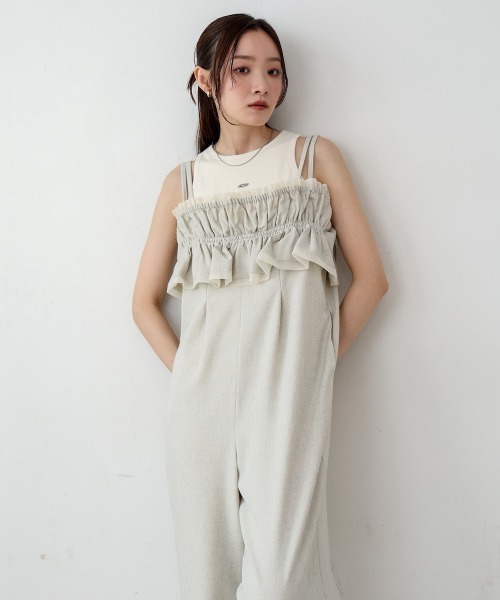 BAB（バブ） オールインワン 「S・Mサイズ展開」ギャザー
