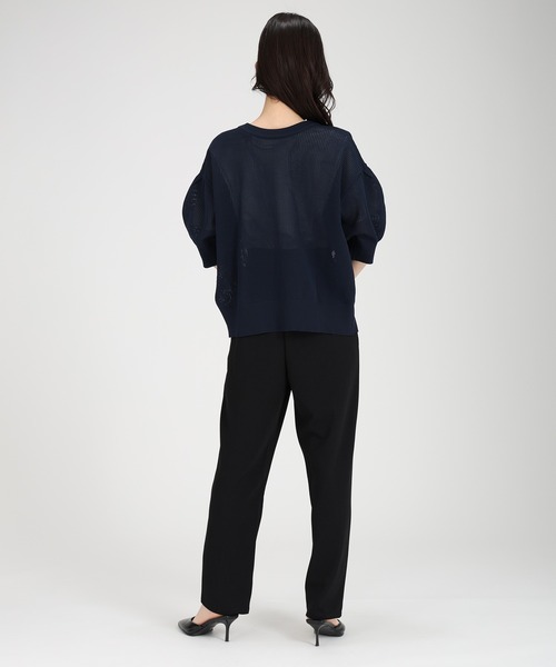 大人気完売　Pois ポワ ♡ メッシュ カーディガン ブラック カーディガン メンズ トップス メッシュ オーバーサイズ 無地