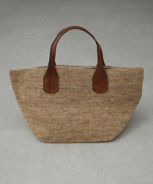 IBELIV ストロー かごバッグ ベージュ ロンシャン LONGCHAMP 2WAYバッグ かごバッグ ストローバッグ LE