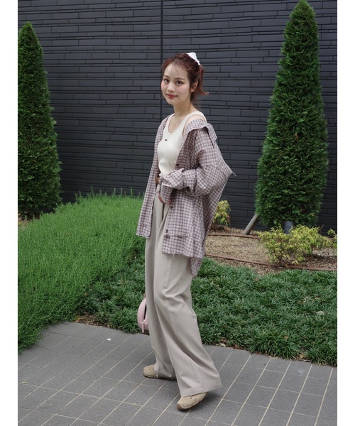 jumelle ジュメロ ブラウス JUMELLE（ジュメロ） ブラウス シャツ frayline check shirt