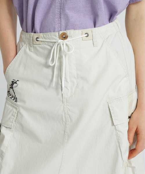 AVIREX スカート FLYING TIGERS PRINT SKIRT/フライングタイガー