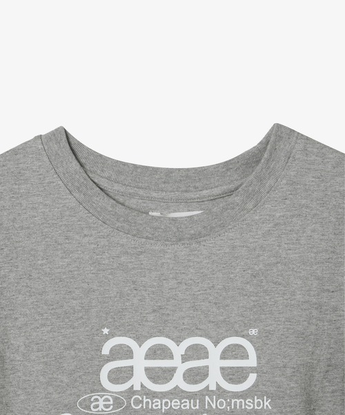 aeae tシャツ WEB LOGO CROP T-SHIRTS レディース メンズ
