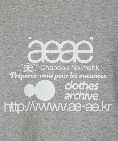 aeae tシャツ WEB LOGO CROP T-SHIRTS レディース メンズ