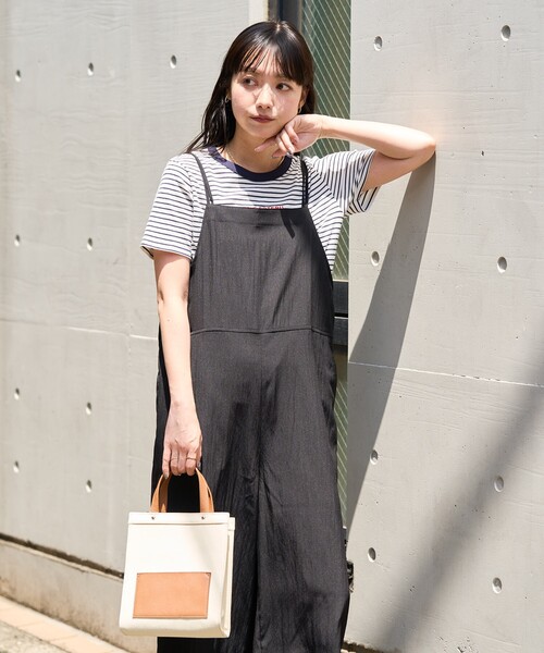 FREAK'S STORE サロペット オーバーオール 「接触冷感/大きい