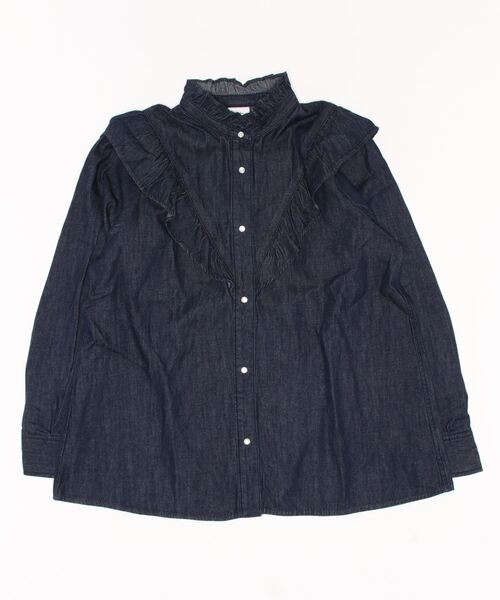 「Spick & Span」 長袖ブラウス FREE ネイビー レディース Spick＆Span 「Spick & Span」 長袖ブラウス FREE ネイビー