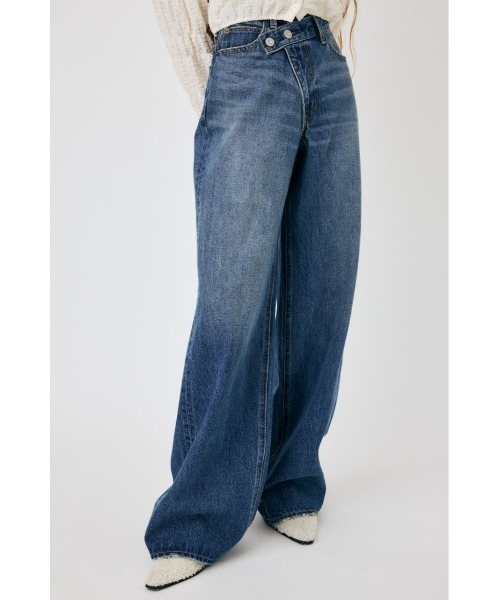 MOUSSY ジーンズ デニム デニムパンツ CROSS WAIST WIDE
