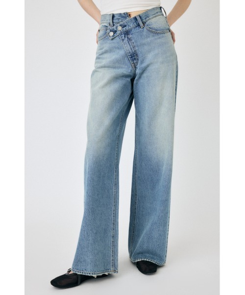 MOUSSY（マウジー） ジーンズ デニム デニムパンツ CROSS WAIST WIDE