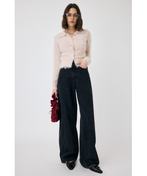 MOUSSY（マウジー） ジーンズ デニム デニムパンツ CROSS WAIST WIDE